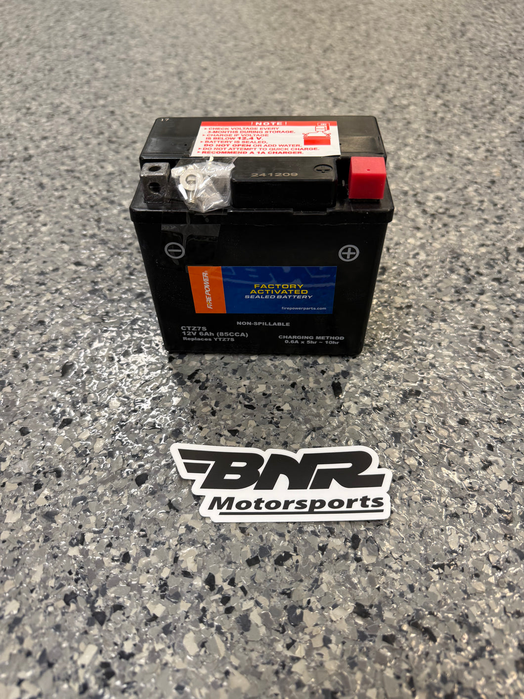 Fire Power CTZ7S Lead Battery