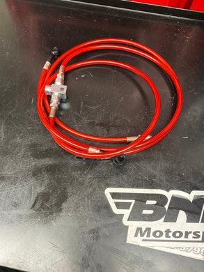 Yamaha Yfz450r Front Stainless Braided Brake Lines